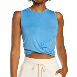 Alo Yoga blue skies cover tank